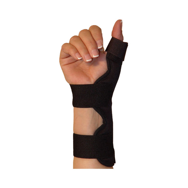 Ossur® Thumb Splint One Size Fits Most Hook and Loop Strap Closure Black (624350_EA) 1/EA