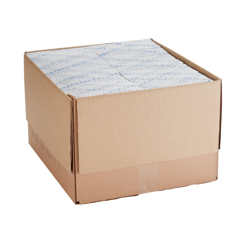 McKesson Procedure Towel 13 W X 18 L Inch White / Blue Cartoon Toes NonSterile (1069101_CS) 500/CS
