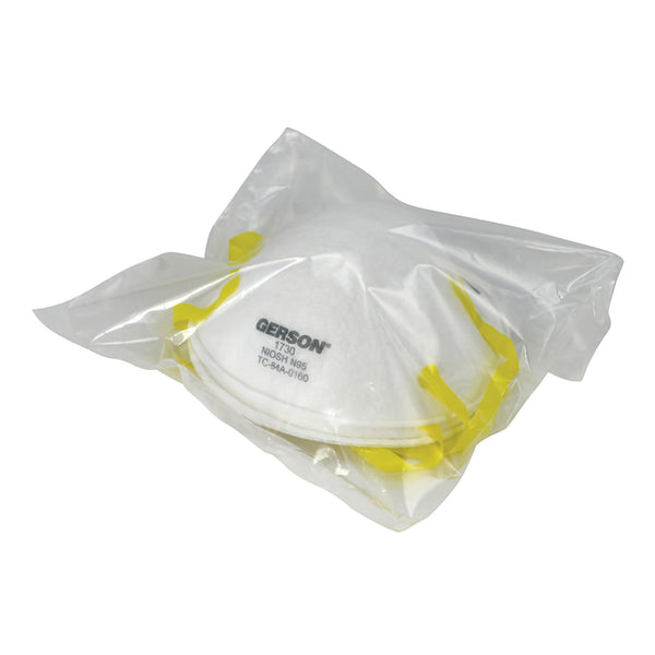 Gerson® Particulate Respirator / Surgical Mask Medical N95 Not Rated Elastic Strap One Size Fits Most (464696_CS) 240/CS