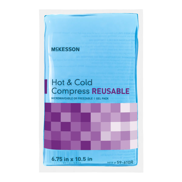McKesson Hot / Cold Pack General Purpose Large 6-3/4 X 10-1/2 Inch Gel Reusable (523843_EA) 1/EA