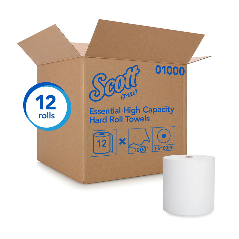 Scott® Paper Towel Hardwound Roll 8 Inch X 1000 Foot (449748_RL) 1/RL