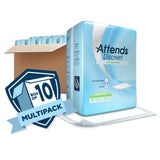 Attends® Discreet Disposable Underpad 23 X 36 Inch Polymer Light Absorbency (706468_CS) 10/CS