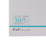 DermaFilm® Thin Hydrocolloid Dressing Film Backing 4 X 4 Inch Square Hydrocolloid / Film (583419_EA) 1/EA