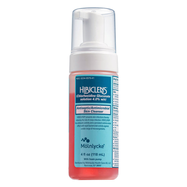 Hibiclens® Antiseptic / Antimicrobial Skin Cleanser 4 oz. Pump Bottle 4% Strength CHG (Chlorhexidine Gluconate) NonSterile (1128148_EA) 1/EA