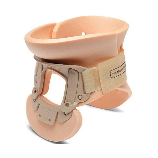 Ossur® Philadelphia® Rigid Cervical Collar Preformed Adult One Size Fits Most Two-Piece / Trachea Opening Adjustable Height 10 to 19 Inch Neck Circumference (812385_EA) 1/EA
