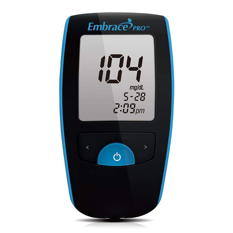 Embrace® Blood Glucose Meter 5 Second Results Stores up to 500 Results No Coding Required (1040073_EA) 1/EA