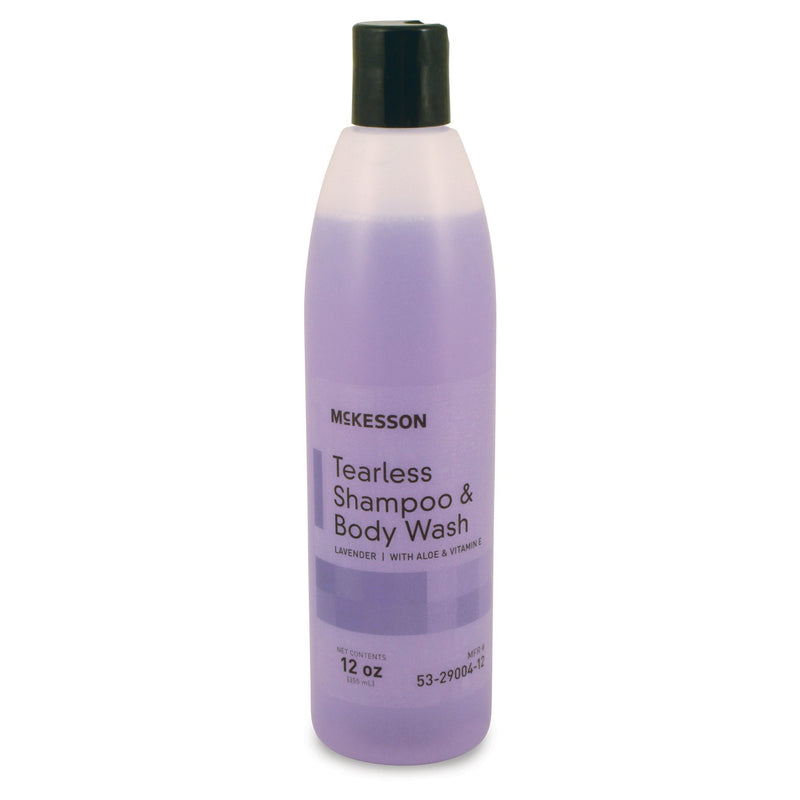 McKesson Tearless Shampoo and Body Wash 12 oz. Flip Top Bottle Lavender Scent (877036_EA) 1/EA