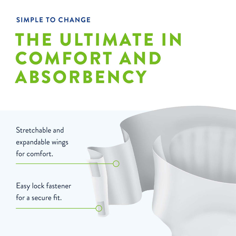 Prevail® Bariatric Unisex Adult Incontinence Brief Bariatric Size A Disposable Heavy Absorbency (653235_BG) 12/BG