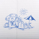 McKesson Procedure Towel 13 W X 18 L Inch White / Blue Cartoon Toes NonSterile (1069097_CS) 500/CS
