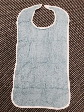 Lew Jan Textile Bib Hook and Loop Closure Reusable Terry Cloth (1057871_EA) 1/EA