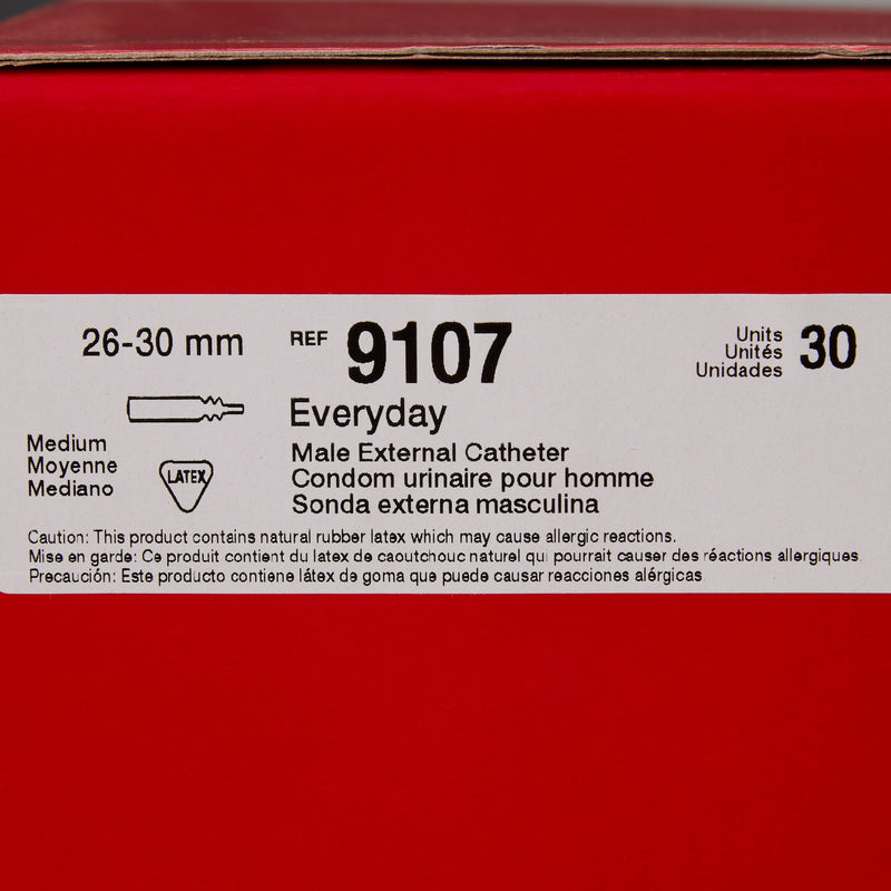 Everyday™ Male External Catheter Self-Adhesive Seal Acrylic Medium (704831_BX) 30/BX