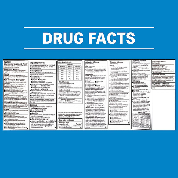 Advil® Children's Pain Relief 100 mg / 5 mL Strength Ibuprofen Oral Suspension (1230531_EA) 1/EA