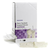 McKesson Perry® Synthetic Surgical Gloves Surgical Glove Size 9 Sterile Polychloroprene Standard Cuff Length Smooth Cream Chemo Tested (1044750_BX) 50/BX