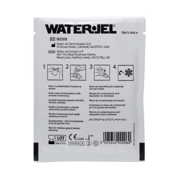 Water-Jel® First Responder Hydrogel Burn Dressing Sheet 2 X 6 Inch Sterile (1071031_CS) 60/CS