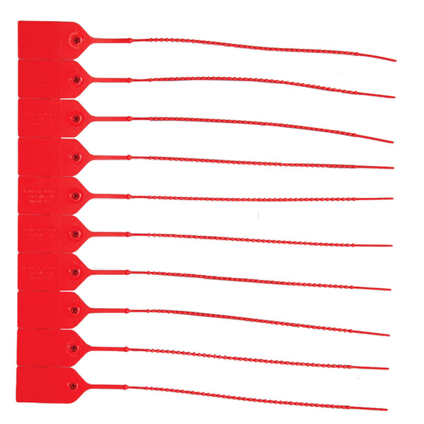 Health Care Logistics Pull-Tight Seal UnNumbered Red Polypropylene 9 Inch (356480_EA) 1/EA