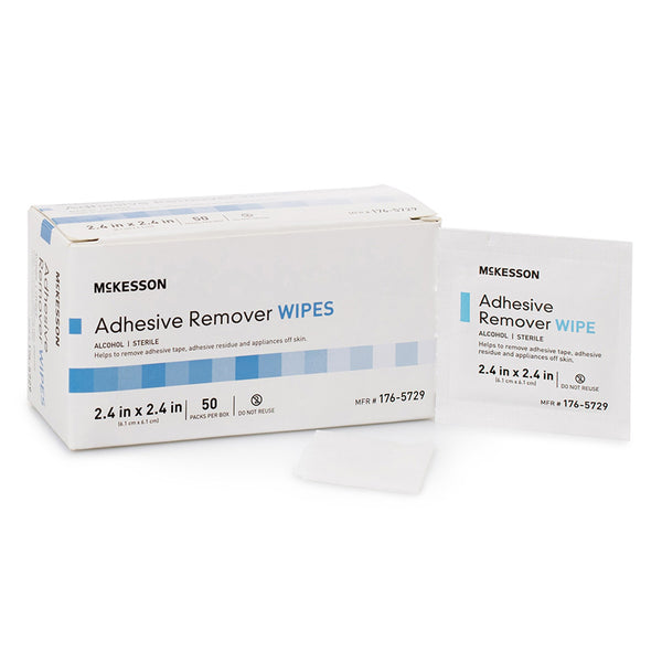 McKesson Adhesive Remover Wipe 50 per Box (1088821_BX) 50/BX