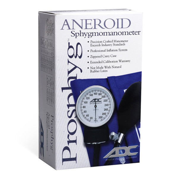 Prosphyg™760 Series Aneroid Sphygmomanometer Unit Adult Cuff Nylon Cuff 23 - 40 cm Pocket Aneroid (421655_EA) 1/EA