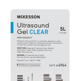 McKesson Ultrasound Gel High Viscosity 5 Liter Jug NonSterile (875484_EA) 1/EA