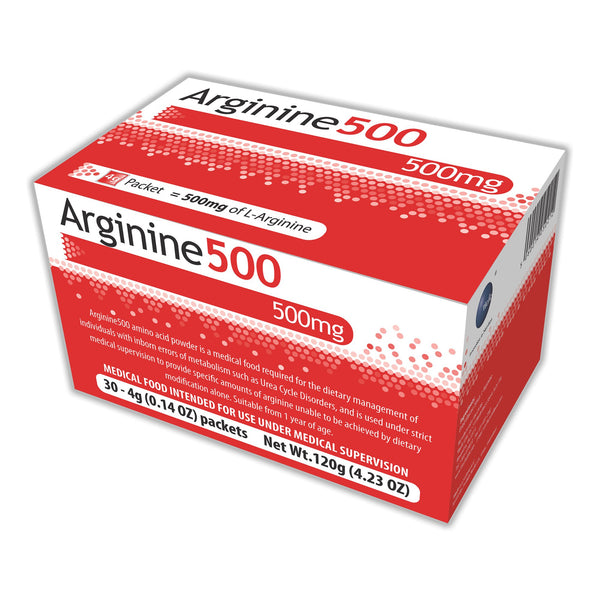 Arginine 500 Oral Supplement Unflavored Powder 4 Gram Individual Packet (1138758_EA) 1/EA