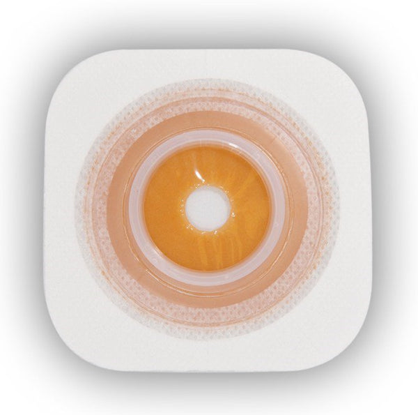 Little Ones® Sur-Fit Natura® Pediatric Ostomy Barrier Trim to Fit, Standard Wear Stomahesive® Adhesive 1-3/4 Inch Flange Sur-Fit® Natura® System Hydrocolloid 1 to 1-1/4 Inch Opening 4 X 4 Inch (365808_BX) 5/BX