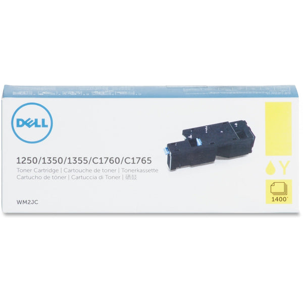 Dell Toner Cartridge, f/1250, 1400 Page Yield, YW (DLLWM2JC) Each
