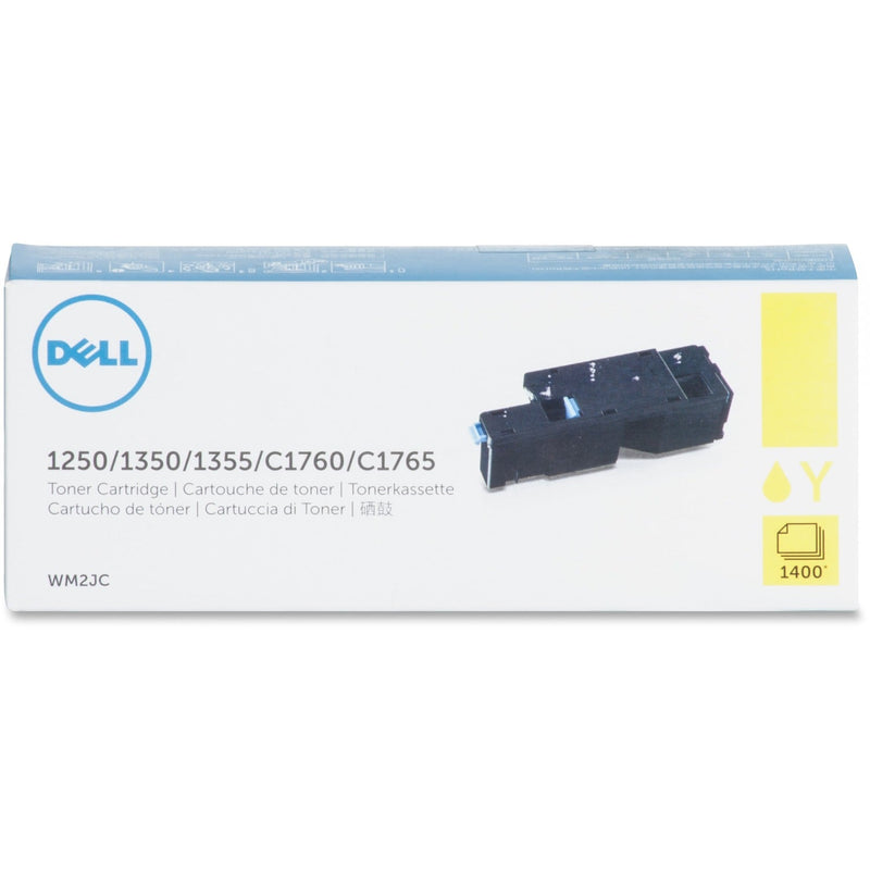 Dell Toner Cartridge, f/1250, 1400 Page Yield, YW (DLLWM2JC) Each