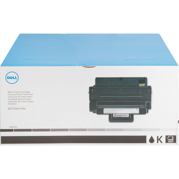 Dell Toner Cartridge for B2375, 3,000 Page Standard Yield, Black (DLLNWYPG) Each