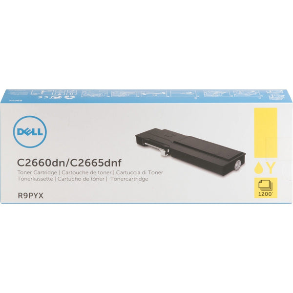 Dell Toner Cartridge for C2660, 1200 Page Standard Yield, Yellow (DLLR9PYX) Each
