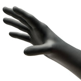 NitriDerm® Ultra Black Exam Glove X-Small NonSterile Nitrile Standard Cuff Length Textured Fingertips Black Chemo Tested / Fentanyl Tested (887837_BX) 100/BX
