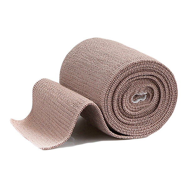 McKesson Elastic Bandage 3 Inch X 5 Yard Single Hook and Loop Closure Tan NonSterile Standard Compression (911814_CS) 50/CS