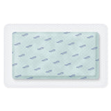Zetuvit® Plus Silicone Border Super Absorbent Dressing Silicone Adhesive 6 X 10 Inch Rectangle (1242912_EA) 1/EA