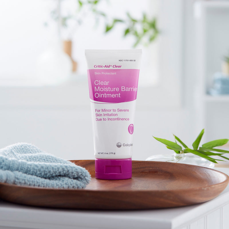 Critic-Aid® Clear Skin Protectant with CMC 6 oz. Tube Scented Ointment CHG Compatible (542818_TU) 1/TU