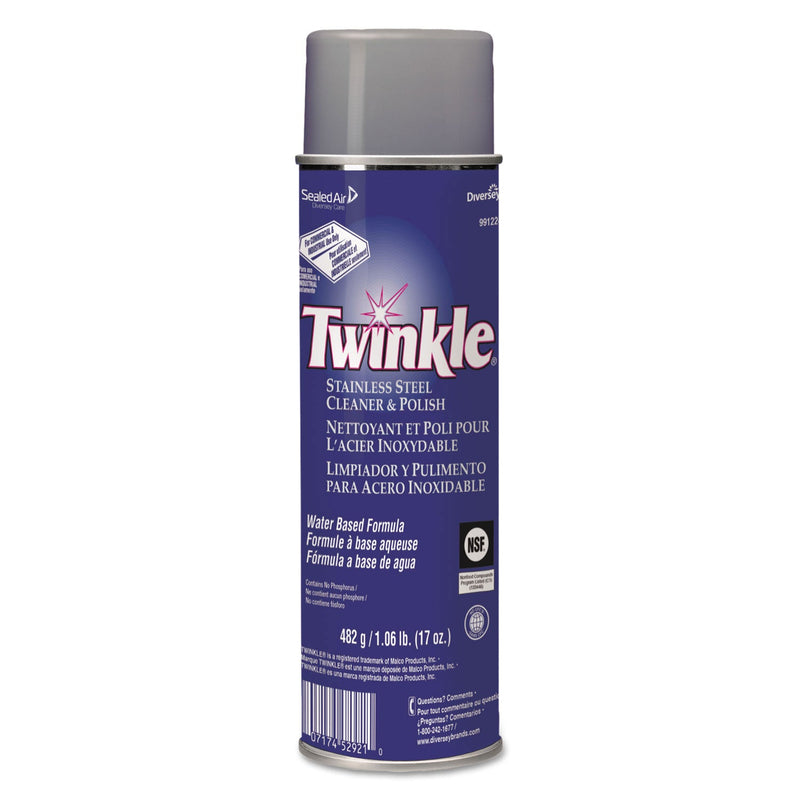 Diversey Stainless Steel Cleaner & Polish, 17oz Aerosol (DRA91224) Each