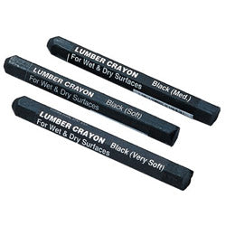 Dixon Industrial Lumber Crayons, 1/2 in X 4 1/2 in, White (464-52300) Case of 12