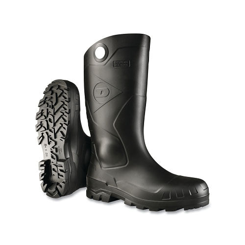 Dunlop® Protective Footwear Chesapeake Rubber Boots, Steel Toe, Unisex 14, 16 in Boot, PVC, Black (868-867760014) 1 Pair