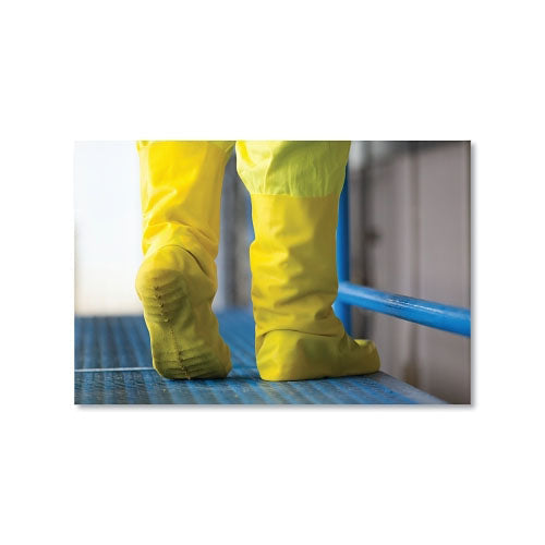 Dunlop® Protective Footwear Latex Chemical Boot Cover, 12 in, 2X-Large, Latex Rubber, Yellow (868-97591002X) 1 Pair
