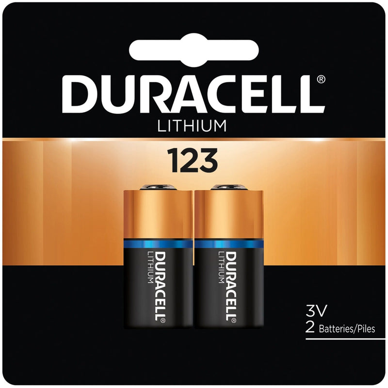Duracell® Lithium Battery, 3V, 123, 2/PK (243-DL123AB2PK) 1 Pack of 2