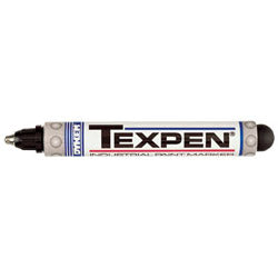 Dykem TEXPEN® Industrial Steel Ball Tip Paint Marker, Black, 3/32 in, Medium (253-16033) 12 Markers