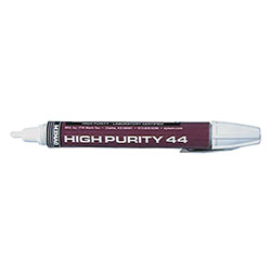 Dykem High Purity 44 Marker, White, Medium, Threaded Cap (253-44729) Box of 12