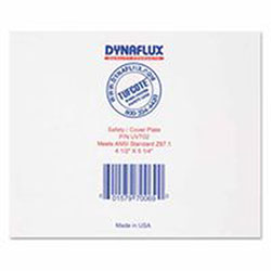 Dynaflux TUFCOTE Polycarbonate Hard Coated Lens, Scratch Resistant, 4-1/2 in x 5-1/4 in, Polycarbonate, Clear (368-UVT02) Each