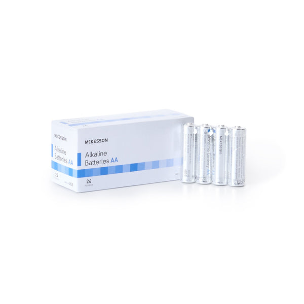 McKesson Alkaline Battery AA Cell 1.5V Disposable 24 Pack (911657_BX) 24/BX