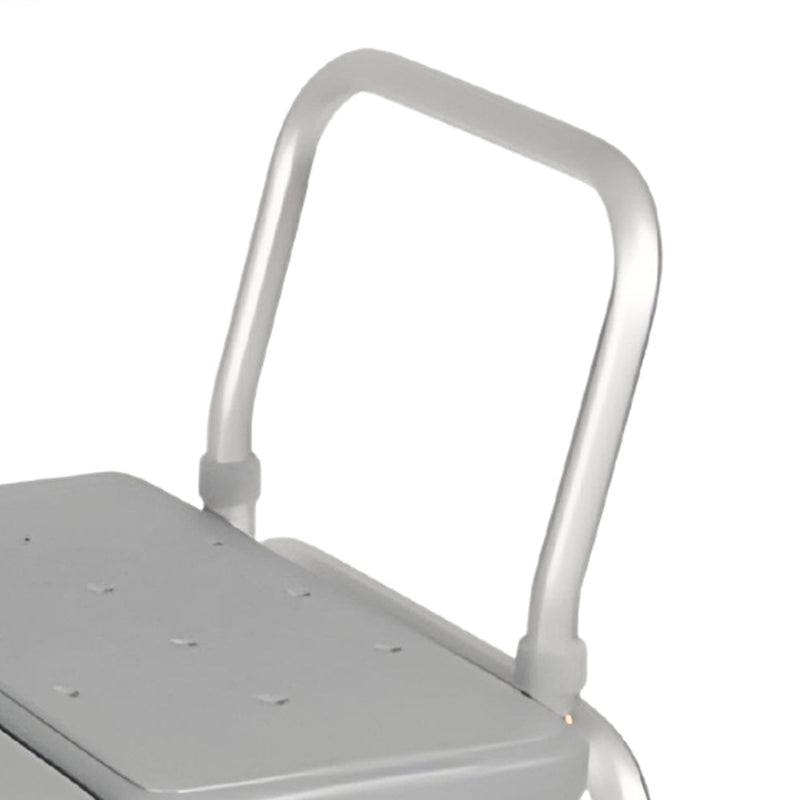 McKesson Knocked Down Bariatric Bath Transfer Bench Arm Rail 18-1/4 to 23-1/4 Inch Seat Height 500 lbs. Weight Capacity (1128903_EA) 1/EA