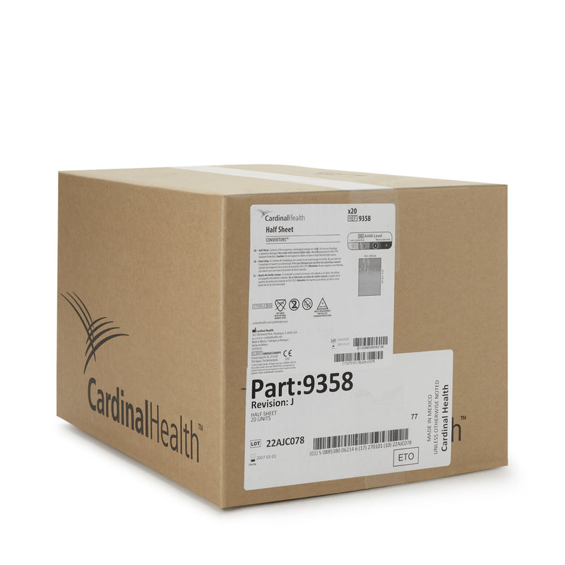 Converters® General Purpose Drape Half Drape 40 W X 57 L Inch Sterile (251110_EA) 1/EA