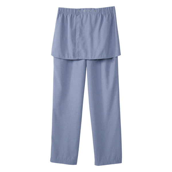 Silverts® Adaptive Pants Open Back Small Heather Chambray Blue Female (1227142_EA) 1/EA