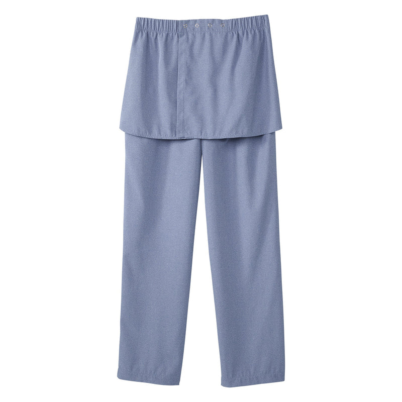 Silverts® Adaptive Pants Open Back Small Heather Chambray Blue Female (1227142_EA) 1/EA