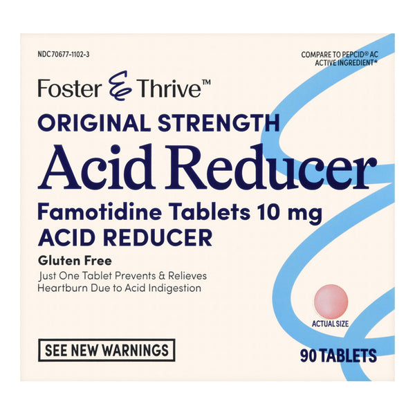 Foster & Thrive™ Antacid 10 mg Strength Tablet 90 per Box (1238961_BX) 90/BX