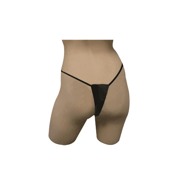 Dukal Thong Panty Black Disposable (1055731_BX) 100/BX