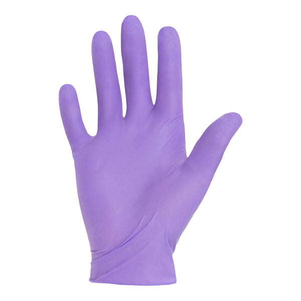 Purple Nitrile-Xtra™ Exam Glove Medium Sterile Pair Nitrile Extended Cuff Length Textured Fingertips Purple Chemo Tested (1042398_CS) 200/CS