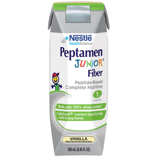 Peptamen Junior® Fiber Pediatric Oral Supplement Vanilla Flavor 8.45 oz. Carton Liquid Fiber Impaired GI Function (711879_EA) 1/EA