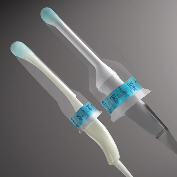 Eclipse® 3D Ultrasound Probe Cover 3-1/4 Inch tempered to 1-7/10 X 9-1/2 Inch Polyisoprene NonSterile Tapered (728021_CS) 600/CS